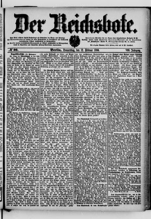 Der Reichsbote vom 12.02.1880
