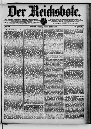 Der Reichsbote vom 15.02.1880