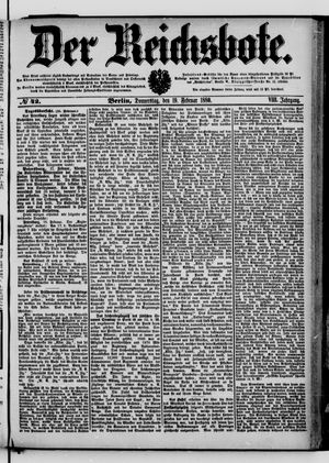 Der Reichsbote vom 19.02.1880