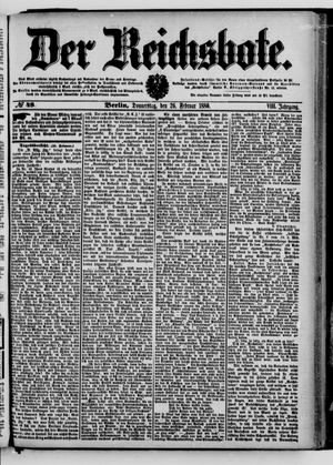 Der Reichsbote vom 26.02.1880