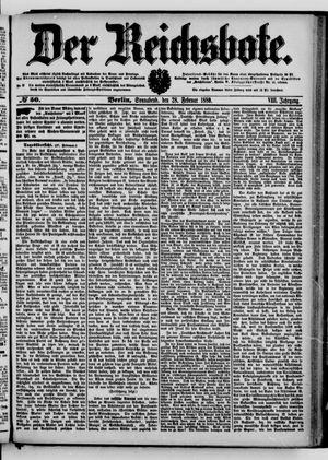 Der Reichsbote vom 28.02.1880