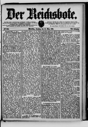 Der Reichsbote on Mar 16, 1880