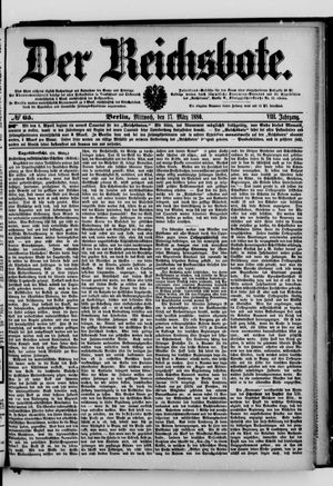 Der Reichsbote vom 17.03.1880