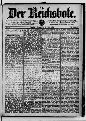 Der Reichsbote vom 31.03.1880