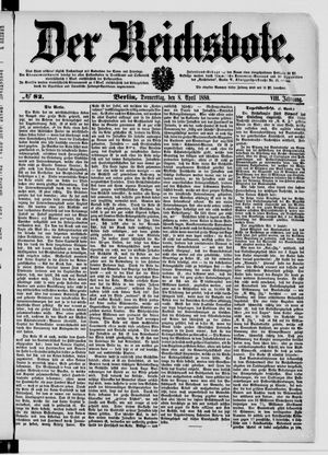 Der Reichsbote on Apr 8, 1880