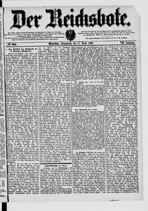 Der Reichsbote vom 17.04.1880