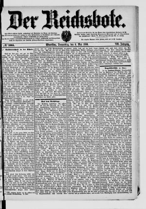 Der Reichsbote vom 06.05.1880
