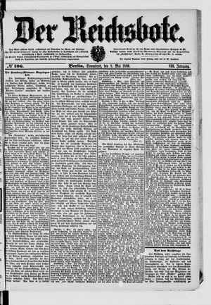 Der Reichsbote on May 8, 1880
