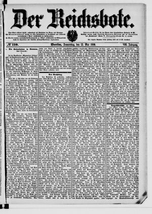 Der Reichsbote vom 13.05.1880