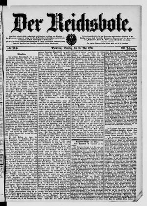 Der Reichsbote vom 16.05.1880