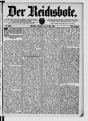 Der Reichsbote on May 26, 1880