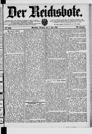Der Reichsbote vom 09.06.1880