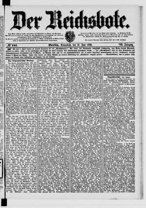 Der Reichsbote vom 19.06.1880