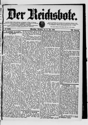 Der Reichsbote vom 14.07.1880