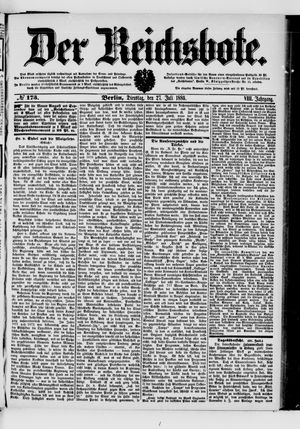 Der Reichsbote on Jul 27, 1880