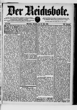 Der Reichsbote vom 28.07.1880