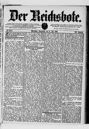Der Reichsbote vom 31.07.1880