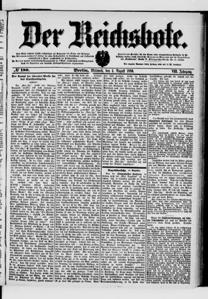 Der Reichsbote vom 04.08.1880