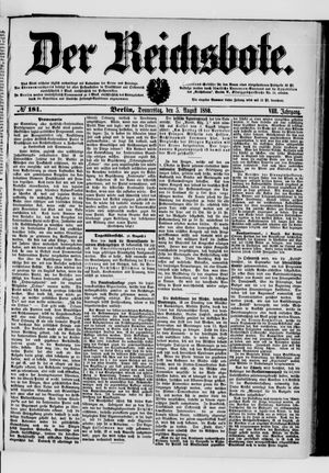 Der Reichsbote vom 05.08.1880