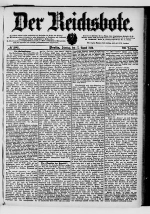 Der Reichsbote vom 17.08.1880