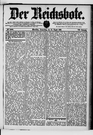 Der Reichsbote vom 26.08.1880