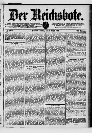 Der Reichsbote vom 31.08.1880