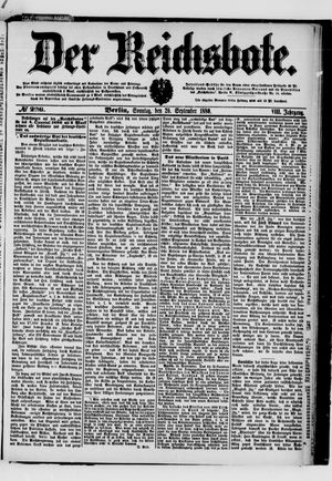 Der Reichsbote vom 26.09.1880