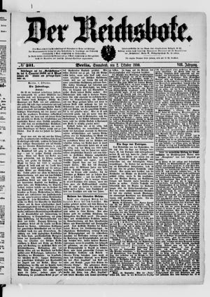 Der Reichsbote vom 02.10.1880