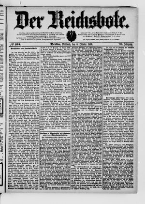 Der Reichsbote vom 06.10.1880