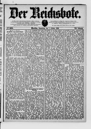 Der Reichsbote vom 07.10.1880