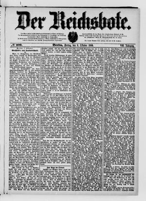 Der Reichsbote vom 08.10.1880