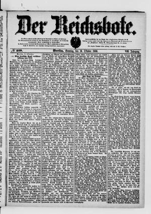 Der Reichsbote vom 10.10.1880