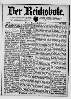 Der Reichsbote vom 29.10.1880