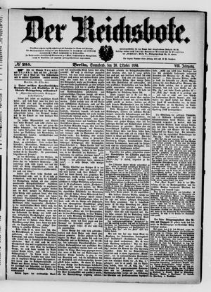 Der Reichsbote on Oct 30, 1880