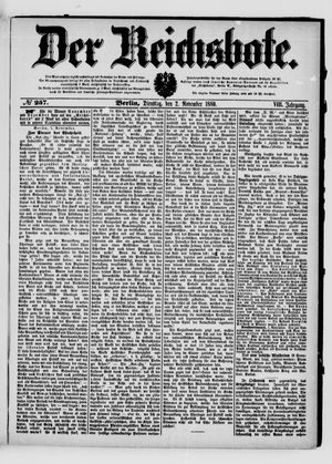 Der Reichsbote vom 02.11.1880