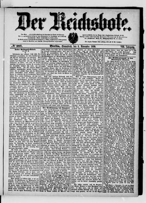 Der Reichsbote vom 06.11.1880