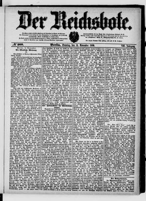 Der Reichsbote vom 14.11.1880