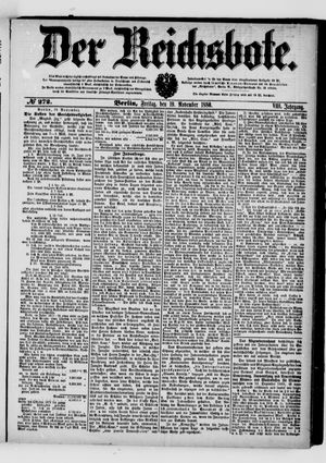Der Reichsbote vom 19.11.1880