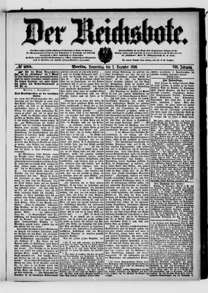 Der Reichsbote on Dec 2, 1880