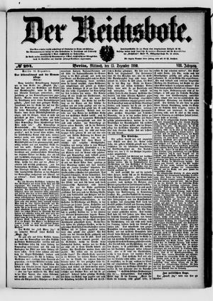 Der Reichsbote vom 15.12.1880