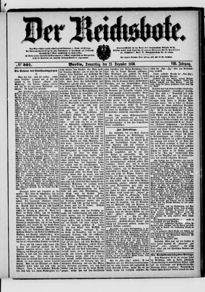 Der Reichsbote vom 23.12.1880