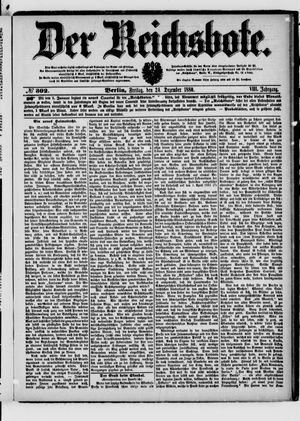 Der Reichsbote vom 24.12.1880