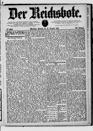 Der Reichsbote on Dec 29, 1880