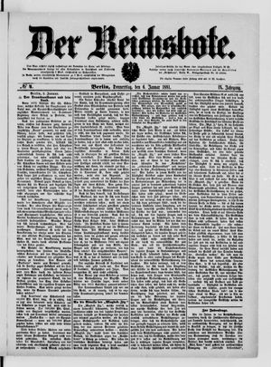 Der Reichsbote vom 06.01.1881