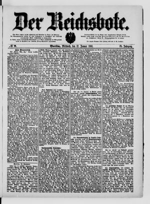 Der Reichsbote vom 12.01.1881