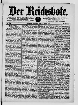 Der Reichsbote vom 13.01.1881