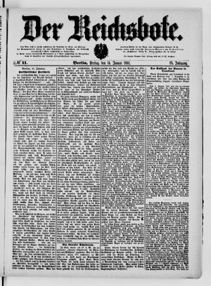 Der Reichsbote vom 14.01.1881