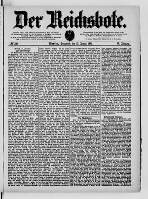 Der Reichsbote vom 15.01.1881
