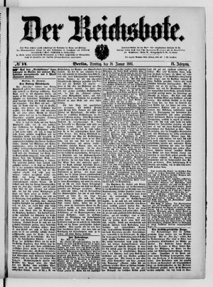 Der Reichsbote on Jan 18, 1881
