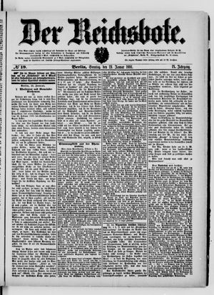 Der Reichsbote vom 23.01.1881